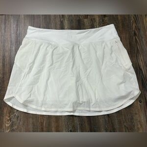 NWT Outdoor Voices White Hudson 4” Exercise Golf Skort Size XXL Activewear